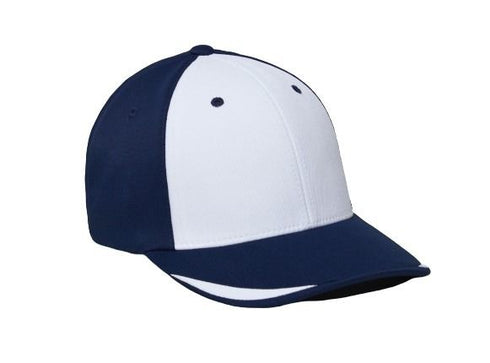 Pacific Headwear M3 Performance Flexfit® Cap (472F), Color 'WhiteNavyWhite'
